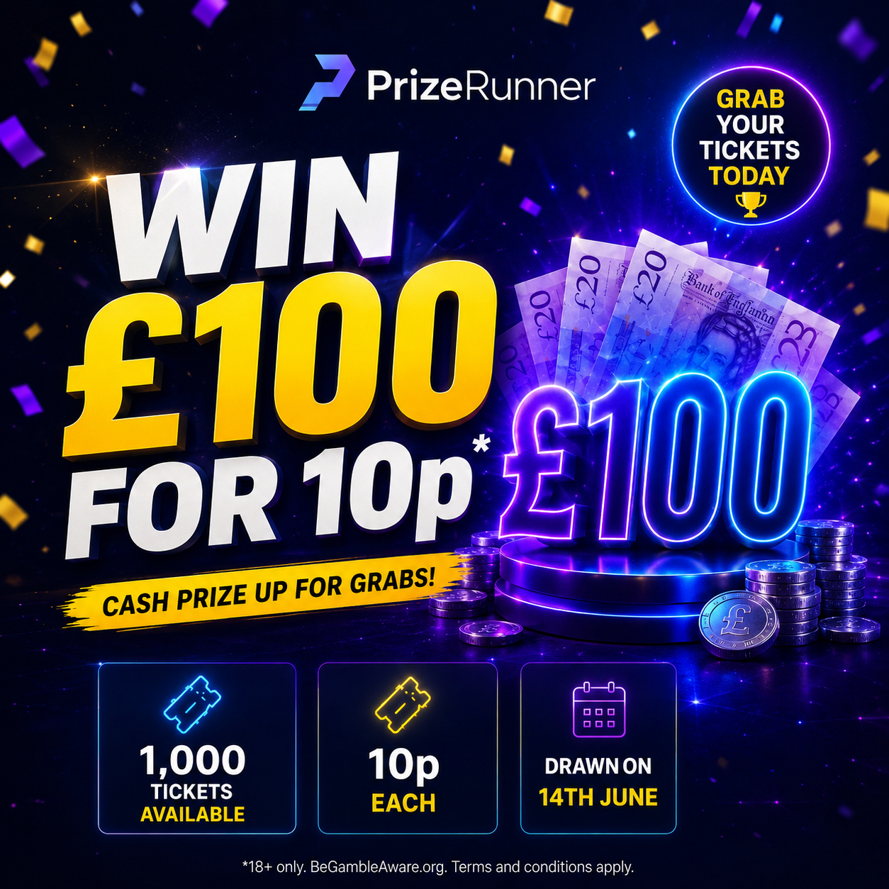 £100 CASH WIN